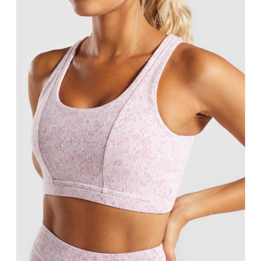 Gymshark Fleur Texture Sports Bra
